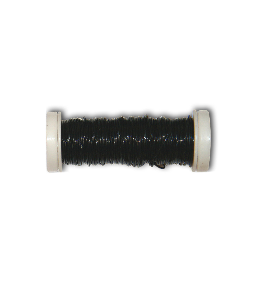 Bobine Fil élastique 15m en nylon - Noir C014 Bobine Fil élastique 15m en nylon - Noir C014