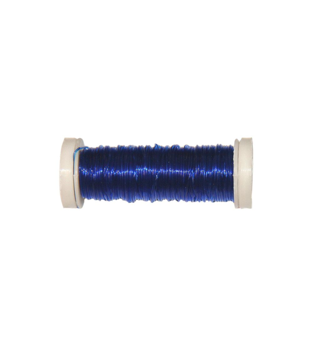 Bobina di filo di nylon elastico 15m - Blu reale C023