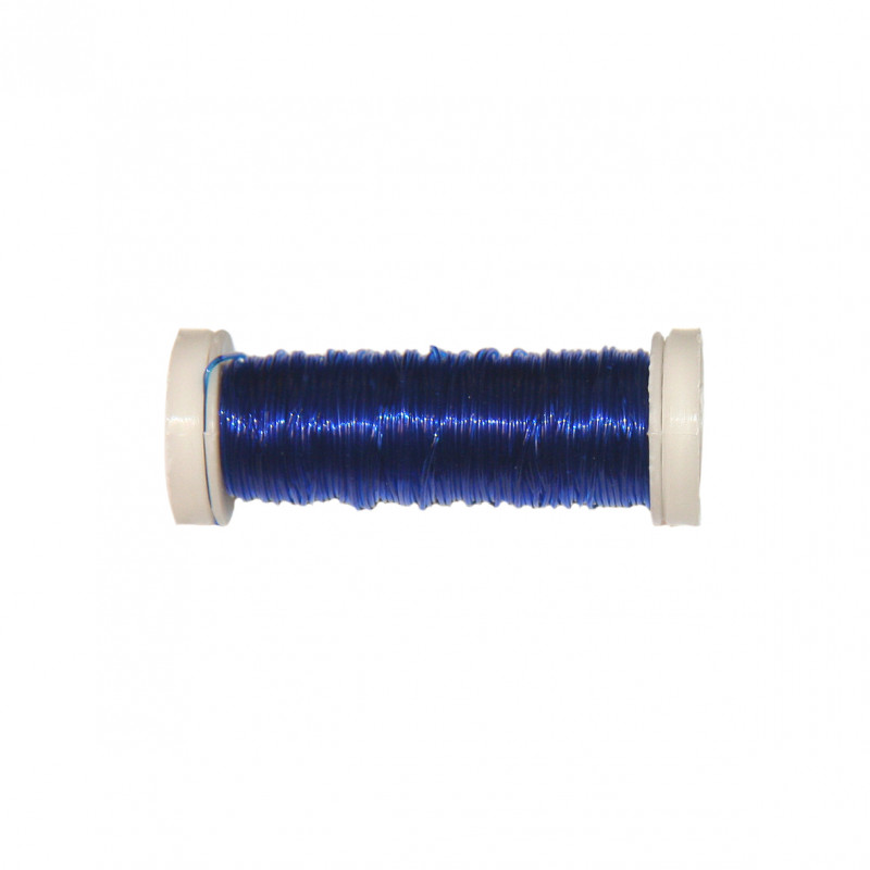 Bobine Fil élastique 15m en nylon - Bleu roy C023