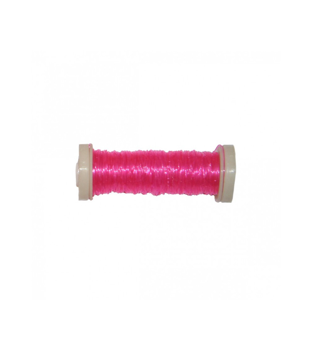 Bobine Fil élastique 15m en nylon - Fuschia C074