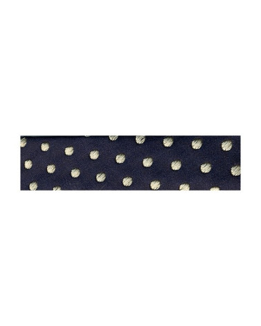 20m floppy disk folded bias navy with polka dots