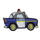 Ecusson voiture police thermocollant