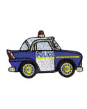 Ecusson voiture police thermocollant