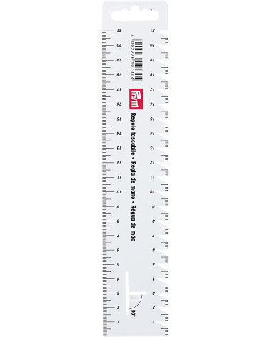 Halbstarres Lineal, 21 cm