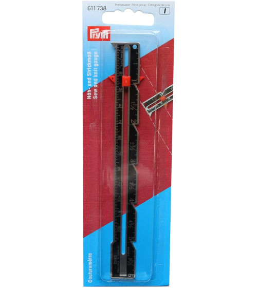 Prym Couturomètre en aluminium 12cm