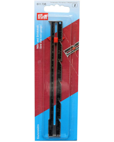 Prym Couturomètre en aluminium 12cm