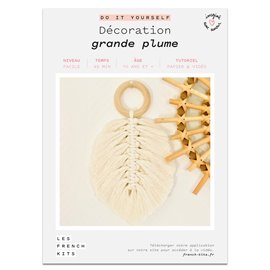 French Kits DIY Macramé Grande Plume