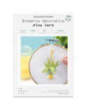 French Kits Broderie décorative Aloe Vera