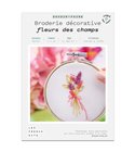 French Kits Broderie décorative Fleurs des champs