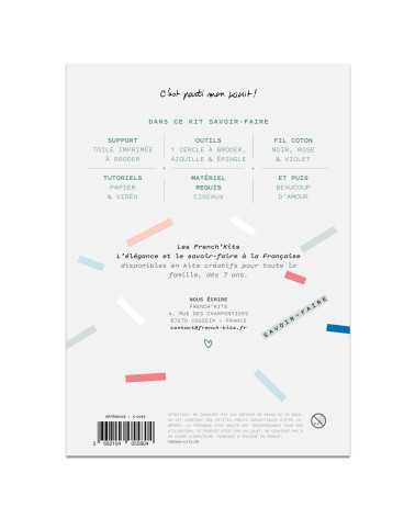 French Matryoshka decorative embroidery kits