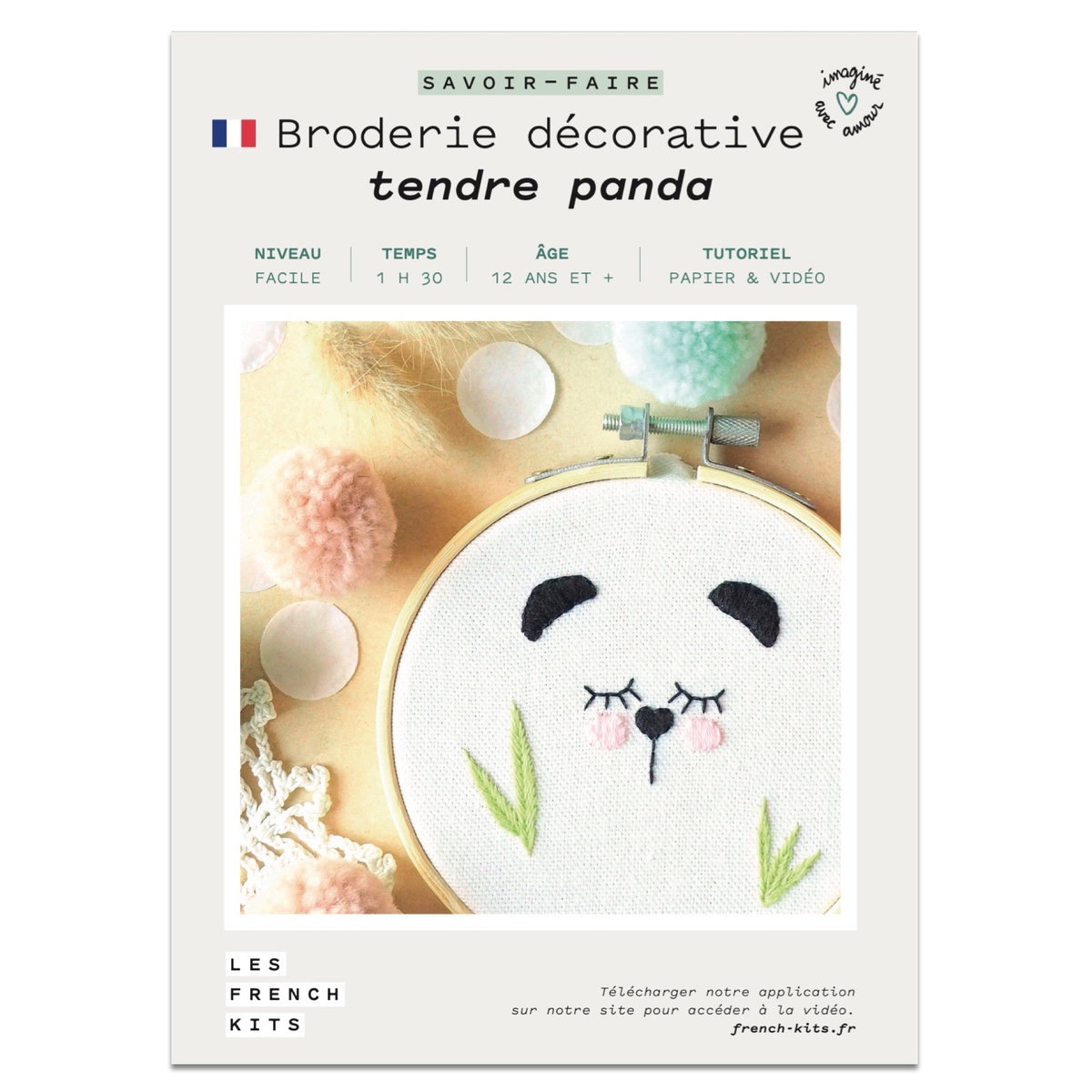 Kit de couture - Je décore ma chambre - Petit panda