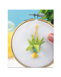 French Kits Broderie décorative Aloe Vera