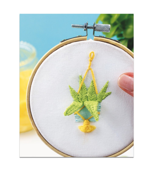French Kits Broderie décorative Aloe Vera