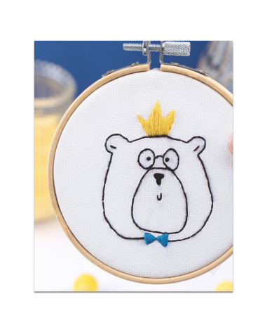 French Decorative Embroidery Kits His Majesty The Bear