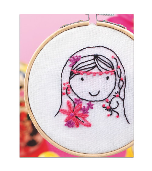 French Matryoshka decorative embroidery kits