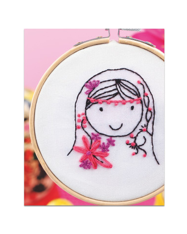 French Matryoshka decorative embroidery kits