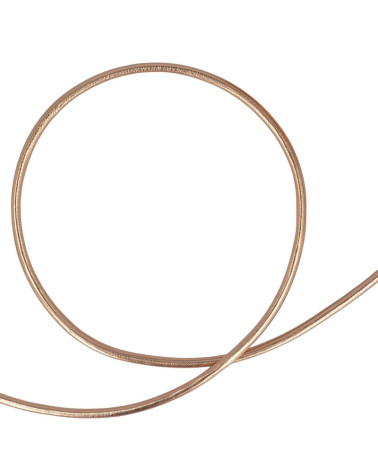 Bobine Cordon simili métal Rose doré