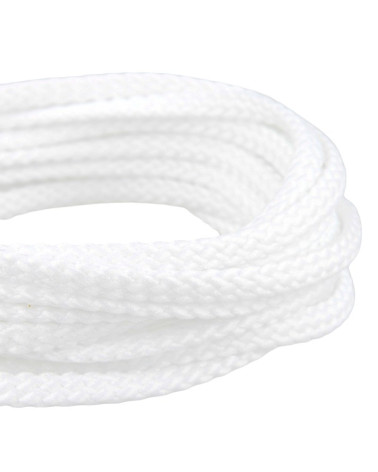 50m spool Checkerboard polyester cord 6mm white