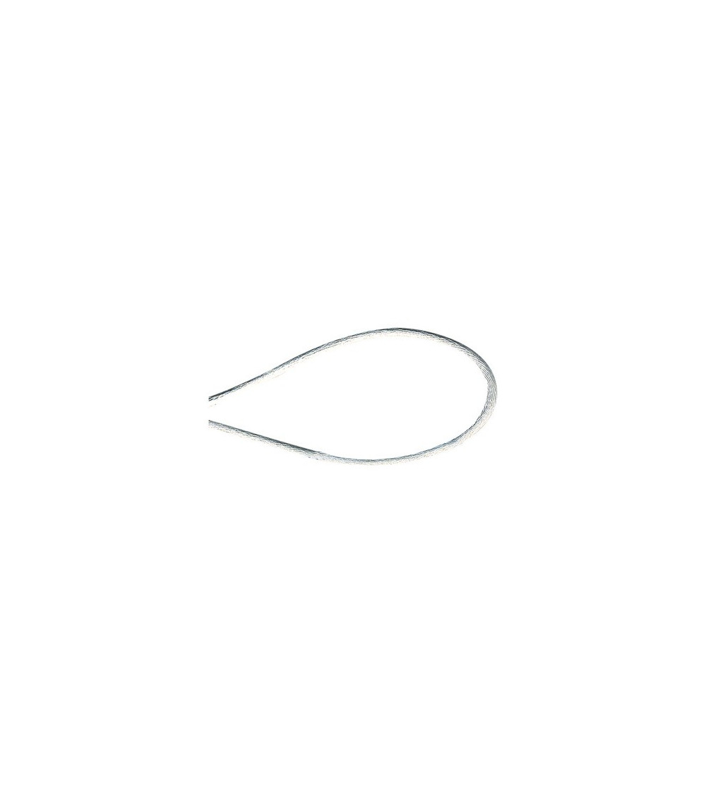 50m spool of white polyester mouse tail cord