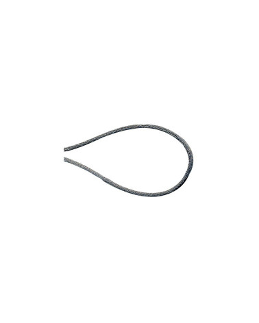 Bobine 50m cordon queue de souris polyester gris bleu