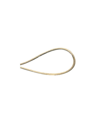 Bobina de 50m de cordón cola de ratón de poliéster beige