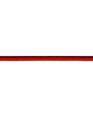 Bobina de 25m Cordón tejido 4,5mm rojo