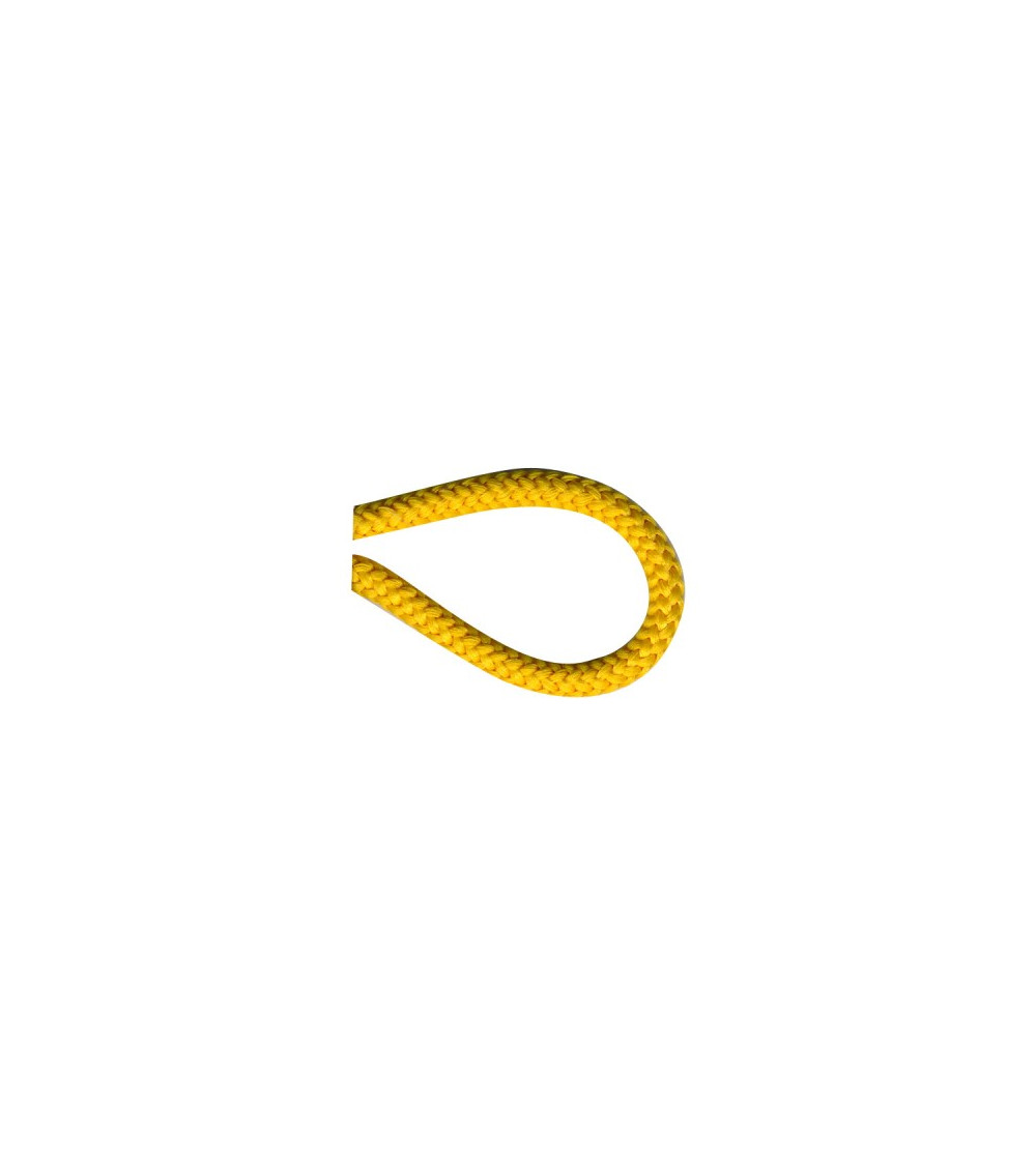 Bobine 25m Cordon tricoté 4.5mm jaune bouton d'or