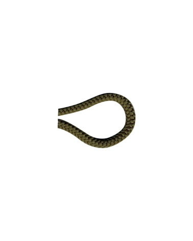 Bobina da 25 m. Cordone lavorato a maglia da 4,5 mm verde kaki