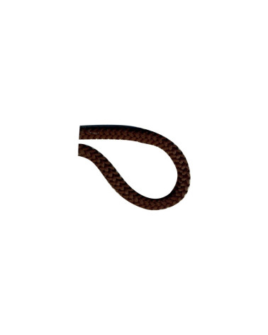 Spool 25m Knitted cord 4.5mm dark brown