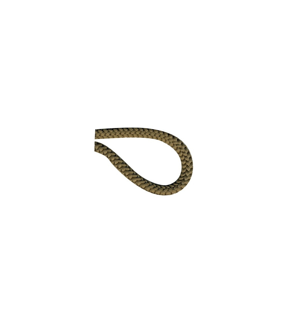 Spool 25m Knitted cord 4.5mm taupe brown