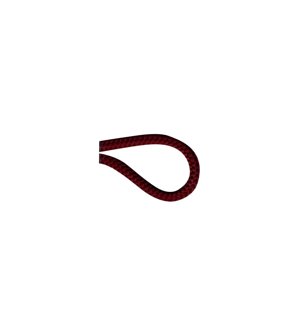 Bobina da 25 m. Cordone lavorato a maglia da 4,5 mm bordeaux