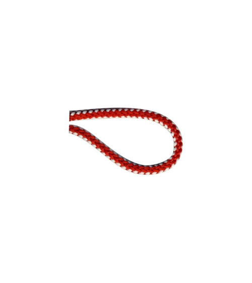 Bobine 25m Cordon tricoté 4.5mm rouge et blanc