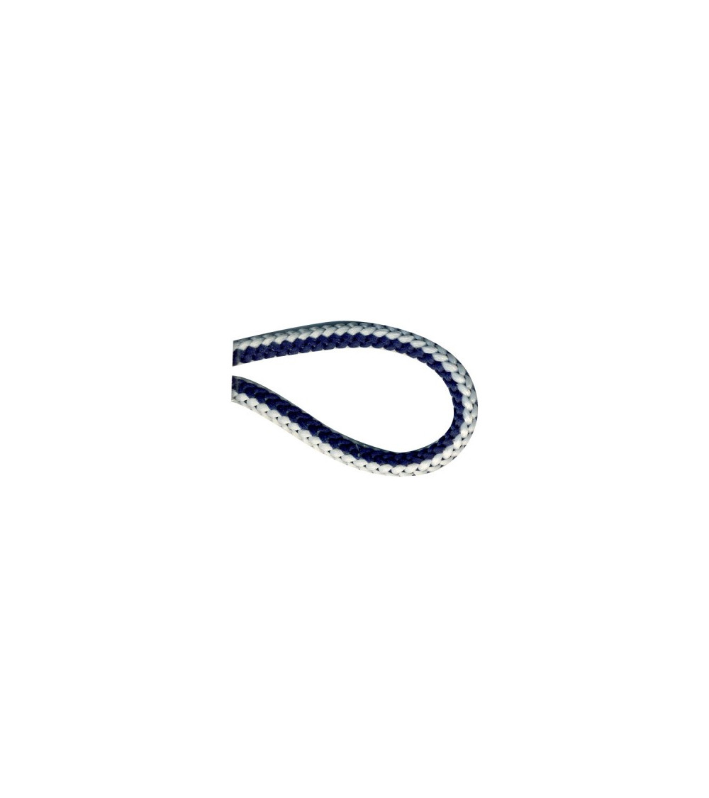 25 m Spule, 4,5 mm Strickkordel, Marineblau und Weiß