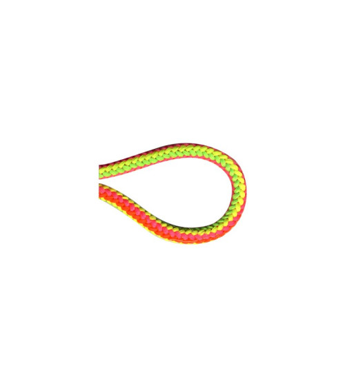 Bobine 25m Cordon tricoté 4.5mm fluo multicolore