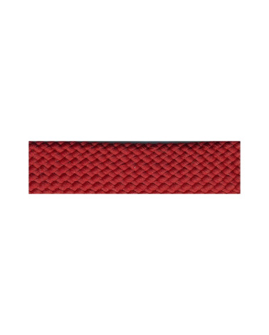 Treccia floscia in ecopelle bordeaux