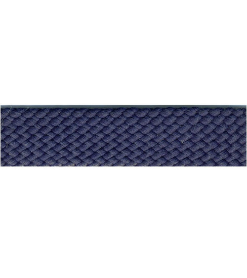 Diskette Navy blue imitation leather braid