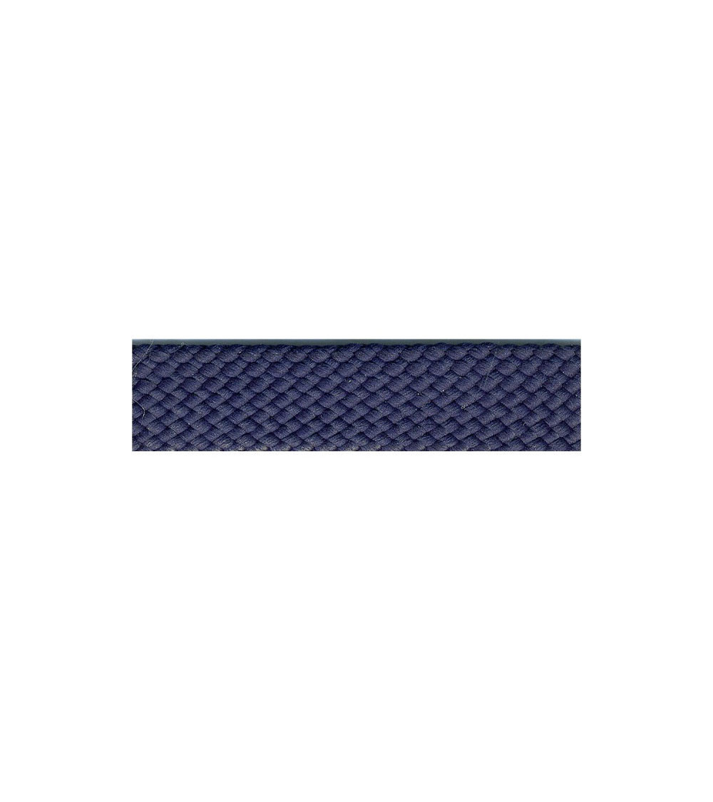 Diskette Navy blue imitation leather braid