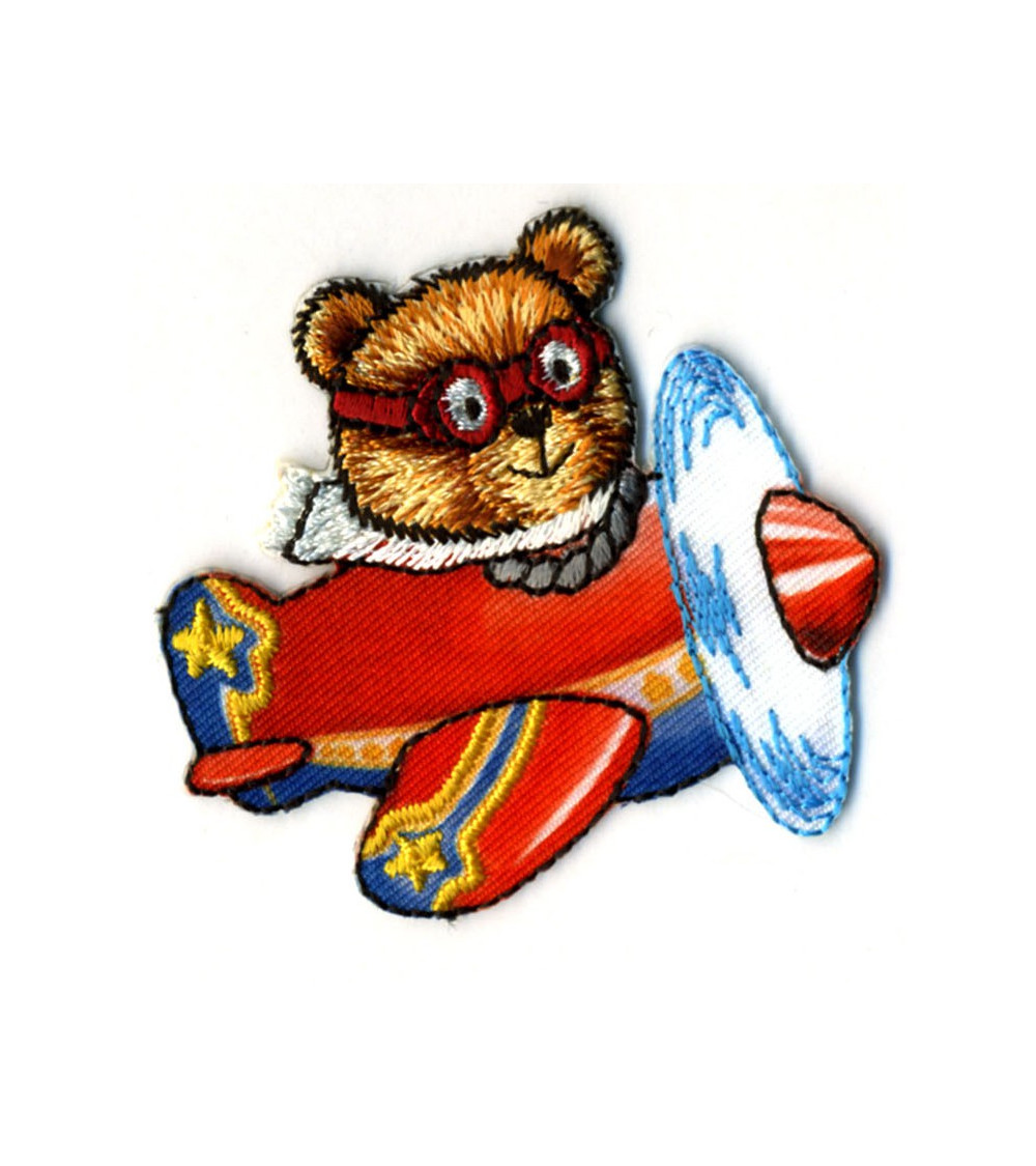 Parche de oso en avión