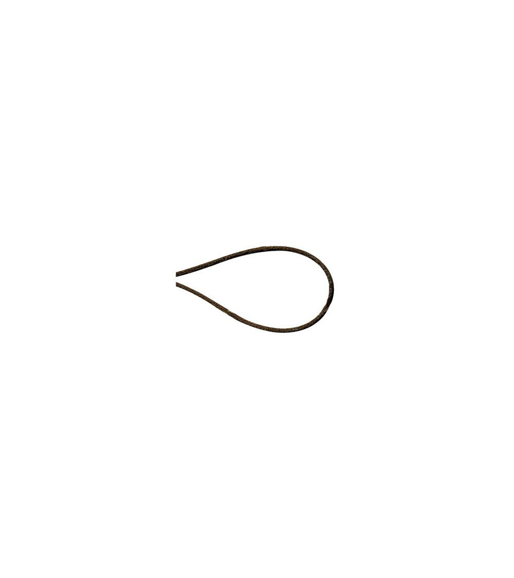 50m spool of coffee brown polyester mouse tail cord