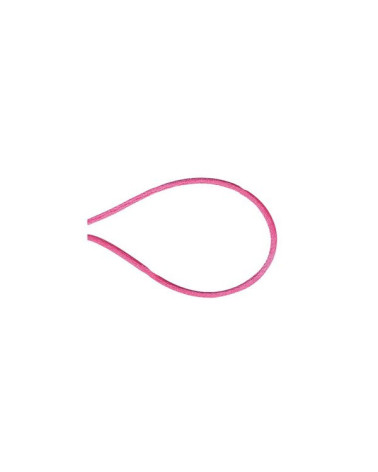 Bobine 50m cordon queue de souris polyester framboise