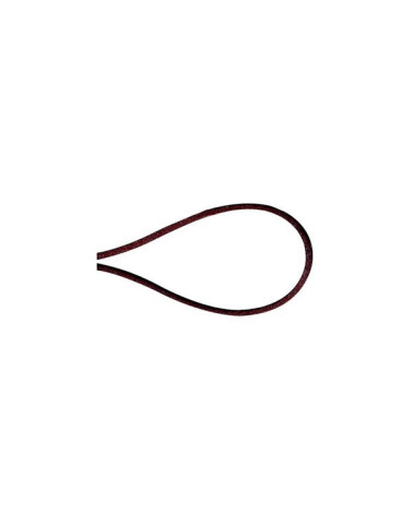 Bobine 50m cordon queue de souris polyester prune