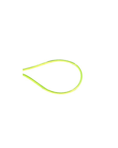 Bobine 50m cordon queue de souris polyester jaune fluo