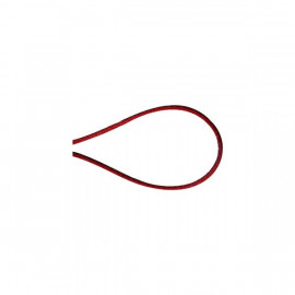 Bobine 50m cordon queue de souris polyester rouge hermes