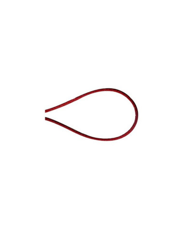 Bobine 50m cordon queue de souris polyester rouge hermes