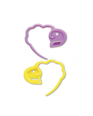 Anillos marcadores - marcadores de puntos para tejer - modelo grande