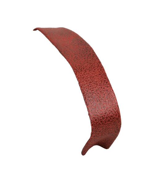 20m reel bias faux leather aged 20mm Burgundy red