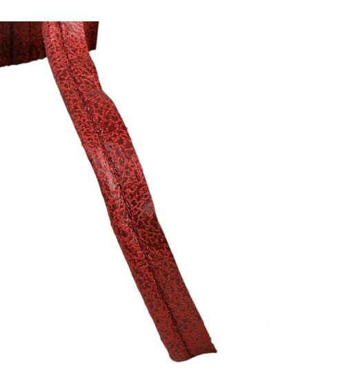 25m reel protruding 10mm imitation leather Burgundy red