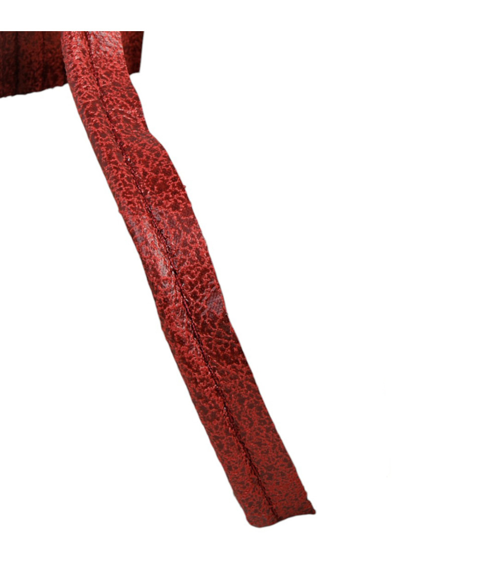 25m reel protruding 10mm imitation leather Burgundy red