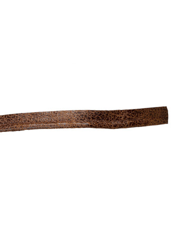 25-m-Rolle mit 10 mm dickem Kunstleder in Schokoladenbraun