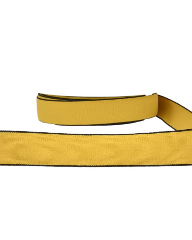 22m spool of multi-colored elastic 40mm Lemon Yellow